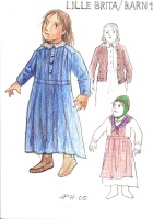 Tegning av lille Brita 2005