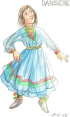 Tegning av dansere 2005