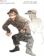 Tegning av jervene 2005