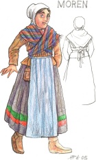 Tegning av Moren 2005