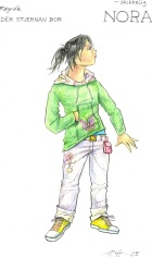Tegning av Nora 2005