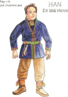 Tegning av den unge mannen 2005