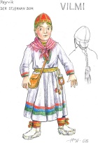 Tegning av Vilma 2005